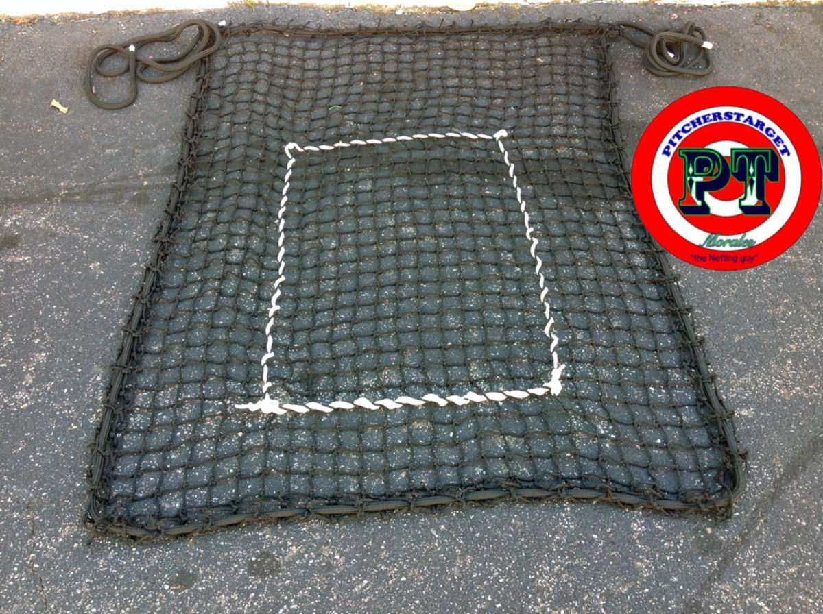 Baseball batting cage netting 12x14x70 door baffle net 36, free net