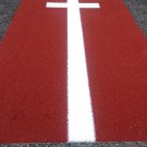 Pitchers Mound Turf With Power Strip 3 x 4 ft. 10 in. Softball PAINTED PITCCHERS