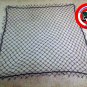12x30 Baseball Softball Panel Barrier Netting #21 Diamond Nylon Mesh Rope Clips