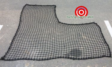 Replacement netting for L screen 6x6 ft.with 3x3 ft. #96 HEAVY DUTY netting NEW