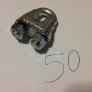 50 pcs 1/4" CABLE CLAMP U BOLT STEEL WIRE CLIP U-BOLT Wire Rope Clamp NEW