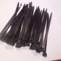 100 PACK 8 INCH ZIP TIES NYLON 120 LBS UV WEATHER RESISTANT BLACK HEAVY DUTY