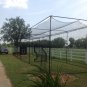 Baseball netting batting cage 10x10x30 ft. net only no frame baffle net and door
