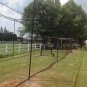 Baseball netting batting cage 10x10x30 ft. net only no frame baffle net and door