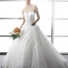 Custom Made Sweetheart Ball Gown White Tulles Lace Deisgner 2012 New Wedding Dress