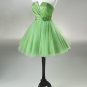 Sweetheart Royal Ruched Taffeta Above Knee Length Mini Short Cooktail Gown Party Gown