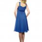 Scoop Neckline Ruched Chiffon Short Above Knee Length Bridesmaid Dress/cooktail