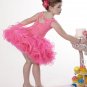 cute off the shoulder peach sequins ruched organza little flower girl dress princess cupcake dress