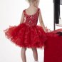 lovey v neck ruffles organza sequins above knee flower girl dress tiffany cupcake dress