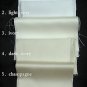 Custom Made White/Ivory beachside wedding dress a-line ruched chiffon bridal gown