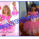 Custom Made New Deisgner Off The SHoulder Princess Flower Girl Dress/Pink Little Pageant Dress