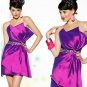 from facotry---sweetheart short taffeta mini cooktail dress/wedding party gown