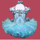 freeshipping Custom made short formal girl national cupcake pageant dress 0-4t