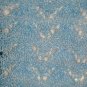 KNC Hand Knit Bell Stitch Shawl OOAK Exclusive Sky