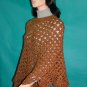 KNC Coming Home Hand Crochet Poncho Ranch Sz S-M