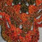 KNC Coming Home "Martha Stewart" Poncho Harvest Sz S-M