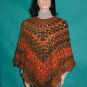 KNC Coming Home "Martha Stewart" Poncho Harvest Sz S-M