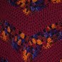 KNC Hand Crochet Classic Shell Poncho Berries