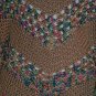 KNC Hand Crochet Classic Shell Poncho Painted Desert