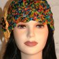 KNC Hand Crochet Ribbon 'n Rose Cloche City Lights