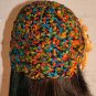 KNC Hand Crochet Ribbon 'n Rose Cloche City Lights