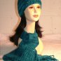 KNC Hand Knit Seaman's Wool Set Teal Blue Shades