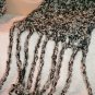 KNC Hand Crochet Cotton Mix Hat-Scarf Set Zebra