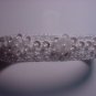 KNC KittyWear Crochet Beaded Cat Collar Pure White