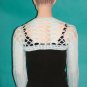 KNC Hand Crochet Caney Shrug Powder Blue