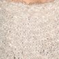 KNC Hand Knit Evening Fur Capelet White
