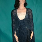 KNC Hand Knit Homespun Shawl Colonial
