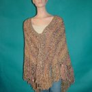 KNC Hand Knit Homespun Shawl Sierra