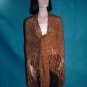 KNC Hand Knit Homespun Shawl Ranch