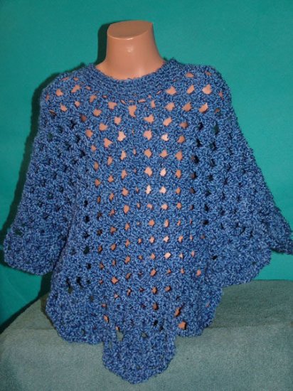 KNC Coming Home Kids' Poncho Cobalt Size 5-6