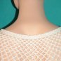KNC Hand Crochet Lace Capelet Snow White