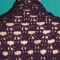 KNC Hand Crochet Shelly Shrug - Dark Plum