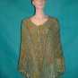 KNC Hand Knit Homespun Shawl Meadow