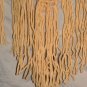KNC Hand Crochet Jungle Rose Poncho Wool Mix - Butterscotch