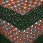 KNC Hand Crochet Classic Shell Poncho Sage-Sierra