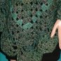 KNC Coming Home Hand Crochet Poncho Regency Sz L-1X