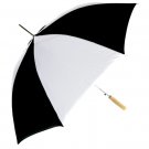 48" Black & White Golf Umbrella