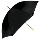60" Black Rain & Shade Wind Proof Golf Umbrella
