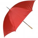 60" Red Rain & Shade Wind Proof Golf Umbrella