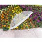 48" Clear w/ White Golf Umbrella