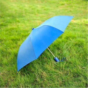 41" Blue Compact Auto Umbrella