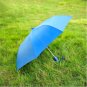 41" Blue Compact Auto Umbrella