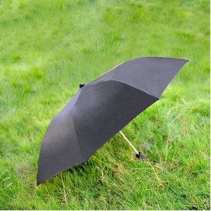 41" Black Compact Auto Umbrella