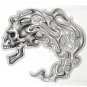 OG Abel Realistic Temporary Tattoo , "Flame Skull"