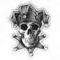 OG Abel Realistic Temporary Tattoo , "Joker Skull"