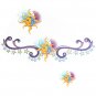 Lethal Threat Girl's Club Temporary Tattoo, Sun & Moon